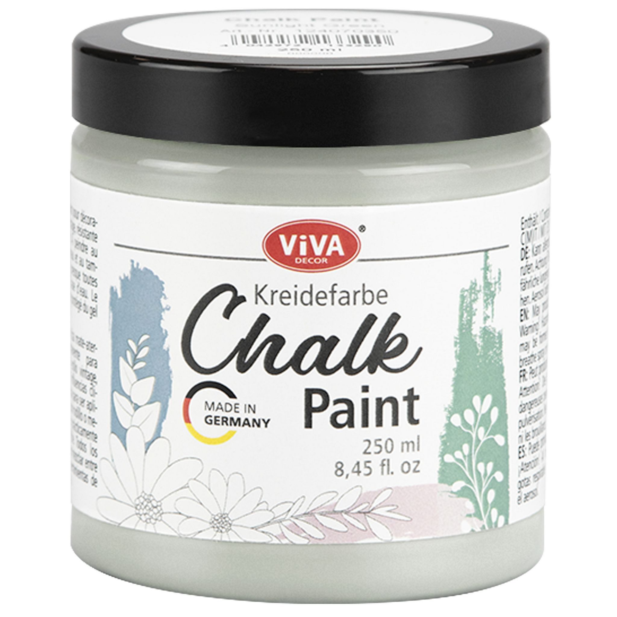 Viva Decor Kreidefarbe ViVA DECOR Chalk Paint - Kreidefarbe 250 ml - Silver Moon
