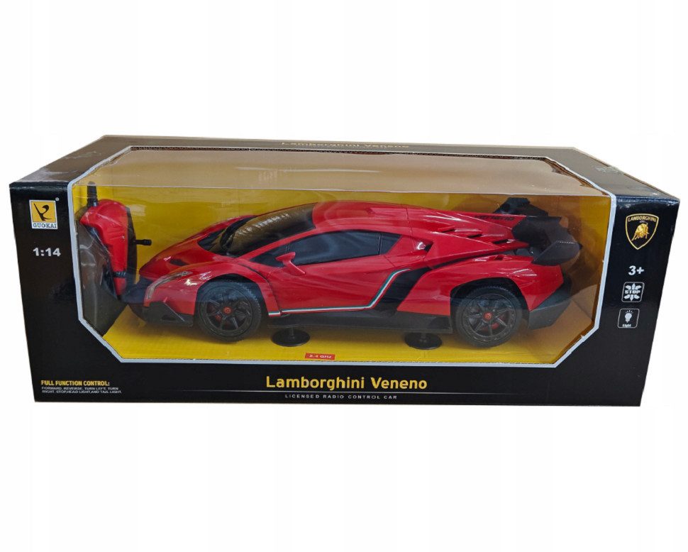 COIL RC-Auto Ferngesteuertes Auto, Modellfahrzeug, Lamborghini Veneno, 1:14, LED, Frequenz: 2,4 GHz, für Kinder ab 3 Jahren