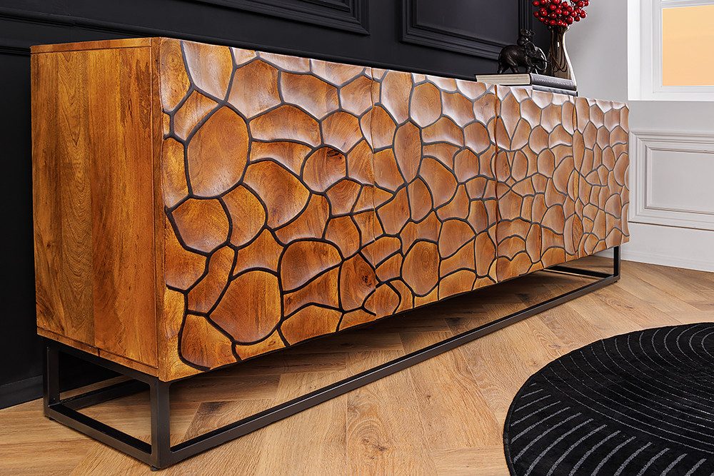 riess-ambiente Sideboard VULCANO 180cm braun / günstig online kaufen
