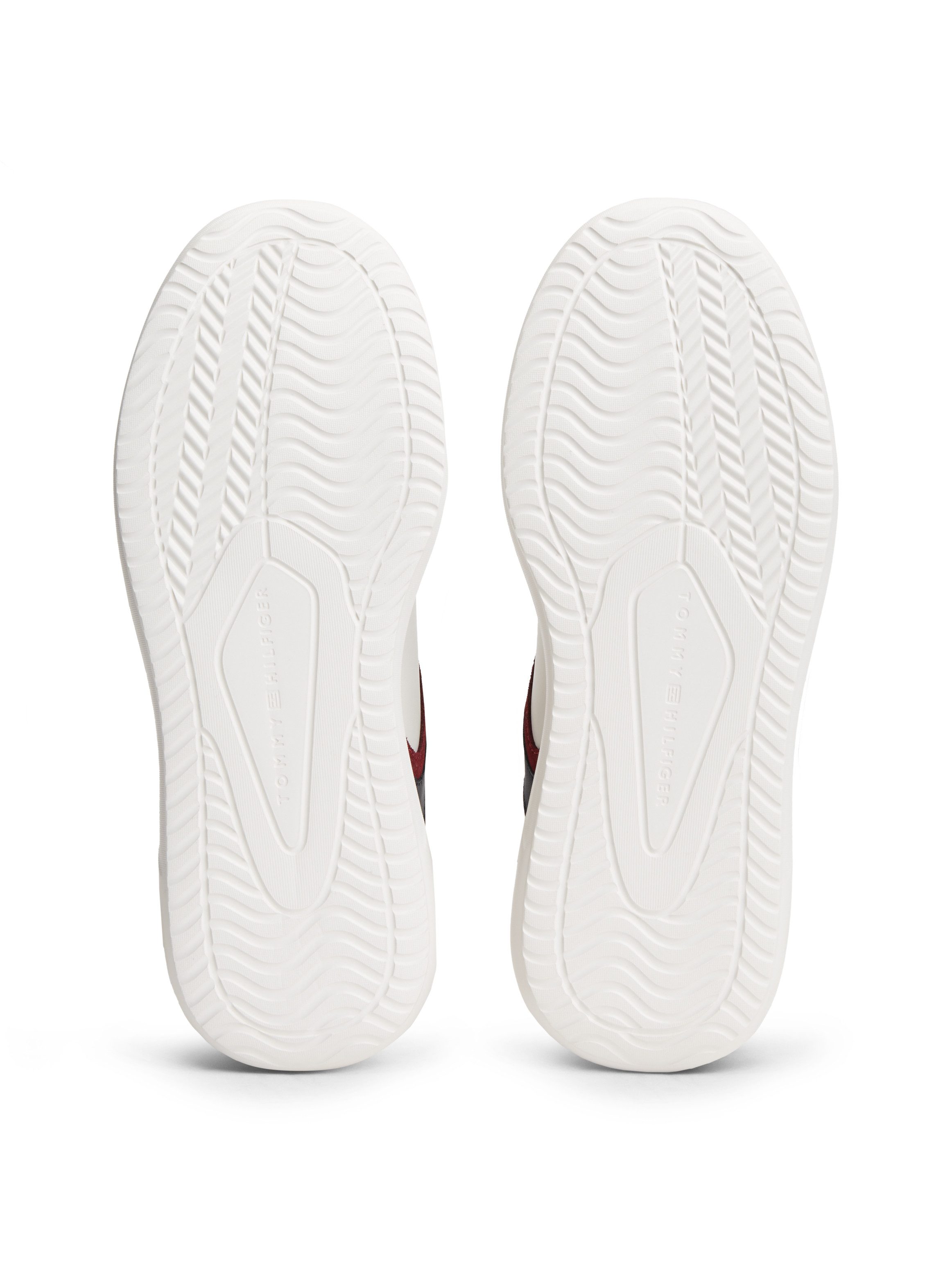 Tommy Hilfiger TH MODERN LIGHTCUP LEATHER Sneaker Freizeitschuh, Halbschuh, Schnürschuh mit Kontrastbesätzen