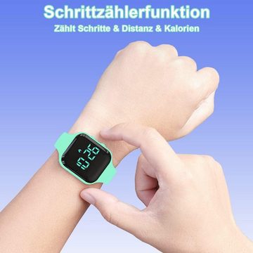 HUYVMAY Smartwatch (Android, iOS), Kinder mit Stilvoll,leicht & benutzerfreundlich mit schnellem Aufladen
