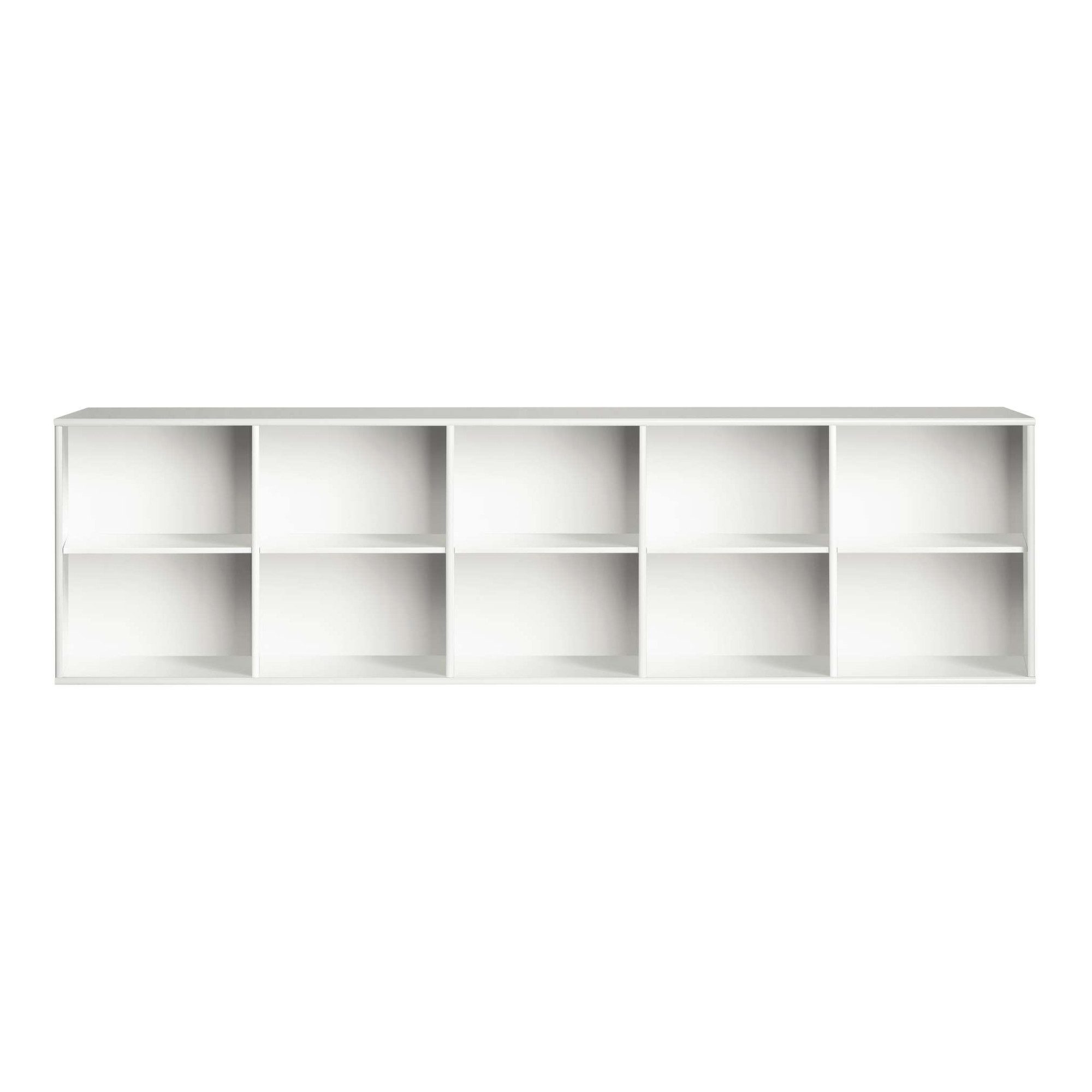 Hammel Furniture Sideboard Mistral, Hochwertig Bücherregal, Lowboard, hängend/stehend montierbar, mit 5 verstellbare Einlegeböden, B: 220 cm, anpassungsbar Designmöbel