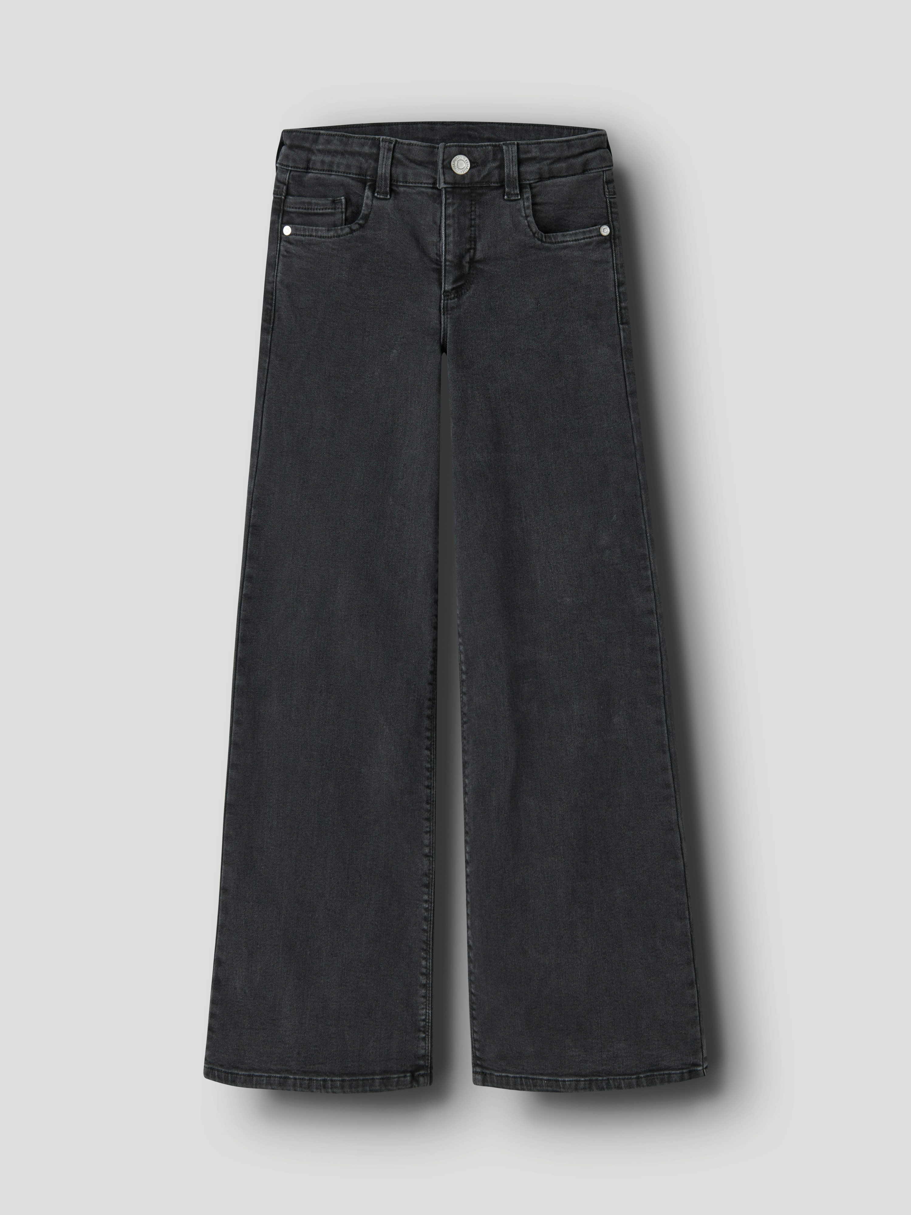 Name It Weite Jeans NKFPOLLY X-WIDE JEANS 3057-FR NOOS Baumwollmischung, Wide Fit an den Beinen, leichter Used Look