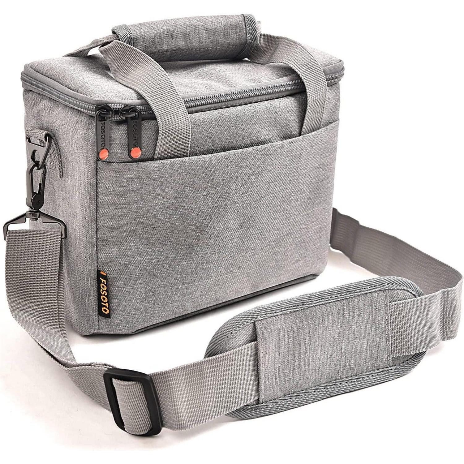Kameratasche DSLR Kameratasche Grau für Spiegelreflexkameras und Zubehör mit
