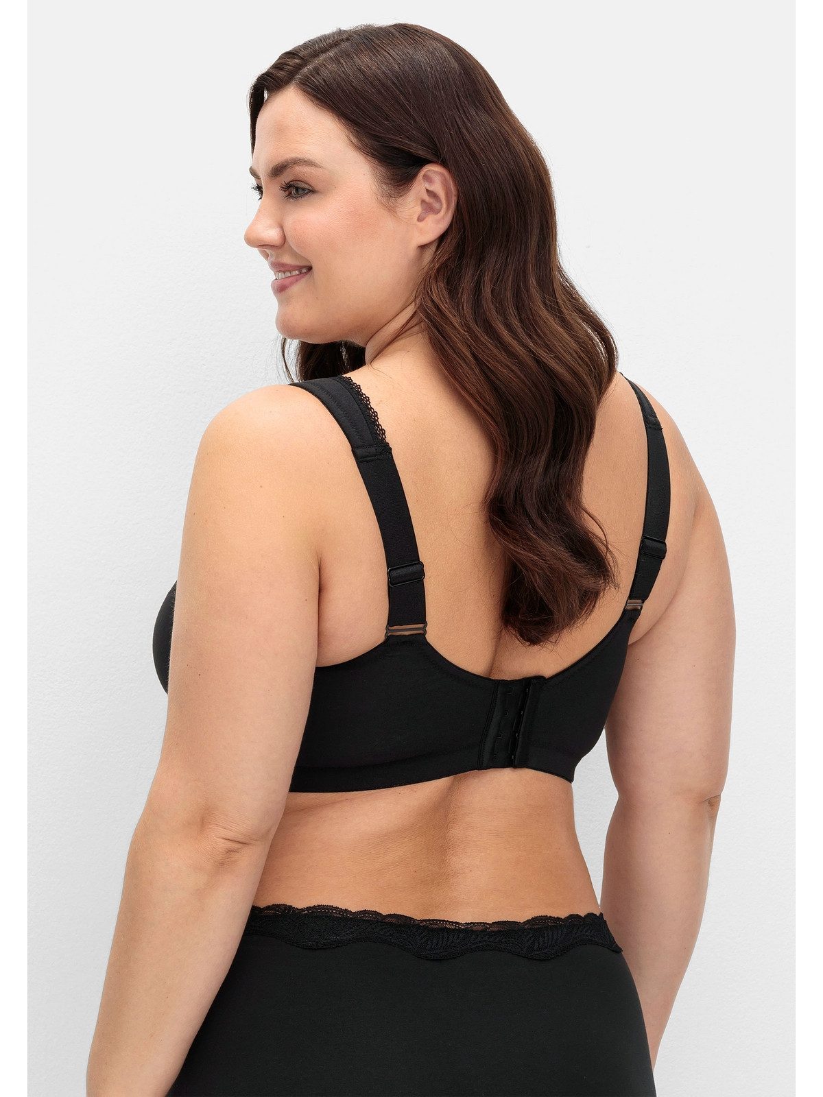 Sheego Bügelloser BH Große Größen mit dekorativer Spitzenkante