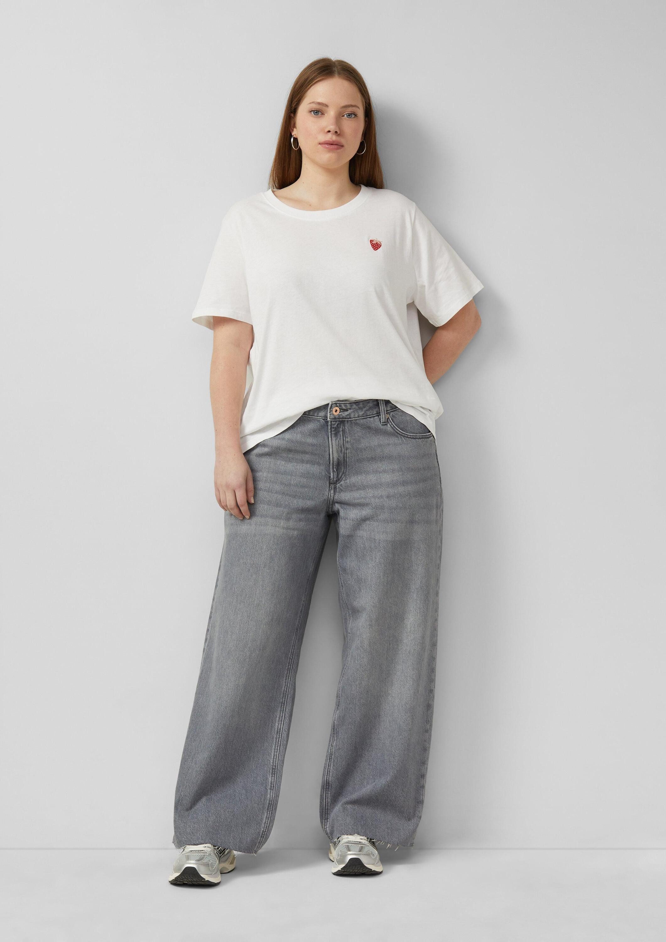 Weite Jeans Jeans-Hose