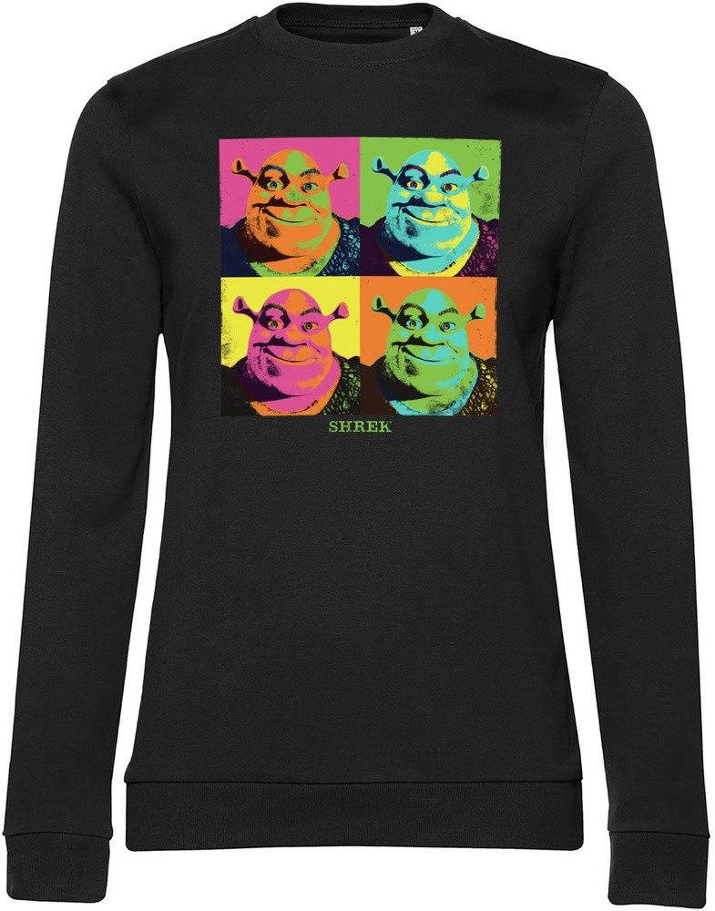 Shrek Rundhalspullover Shrek Pop-Art Girly Sweatshirt