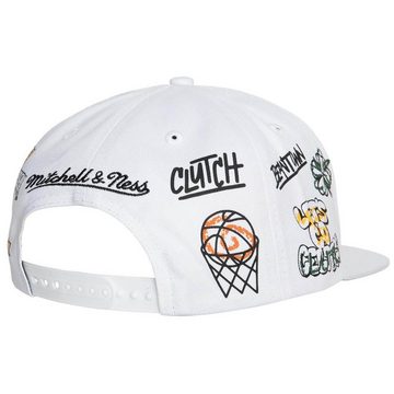 Mitchell & Ness Snapback Cap HAND DRAWN Boston Celtics