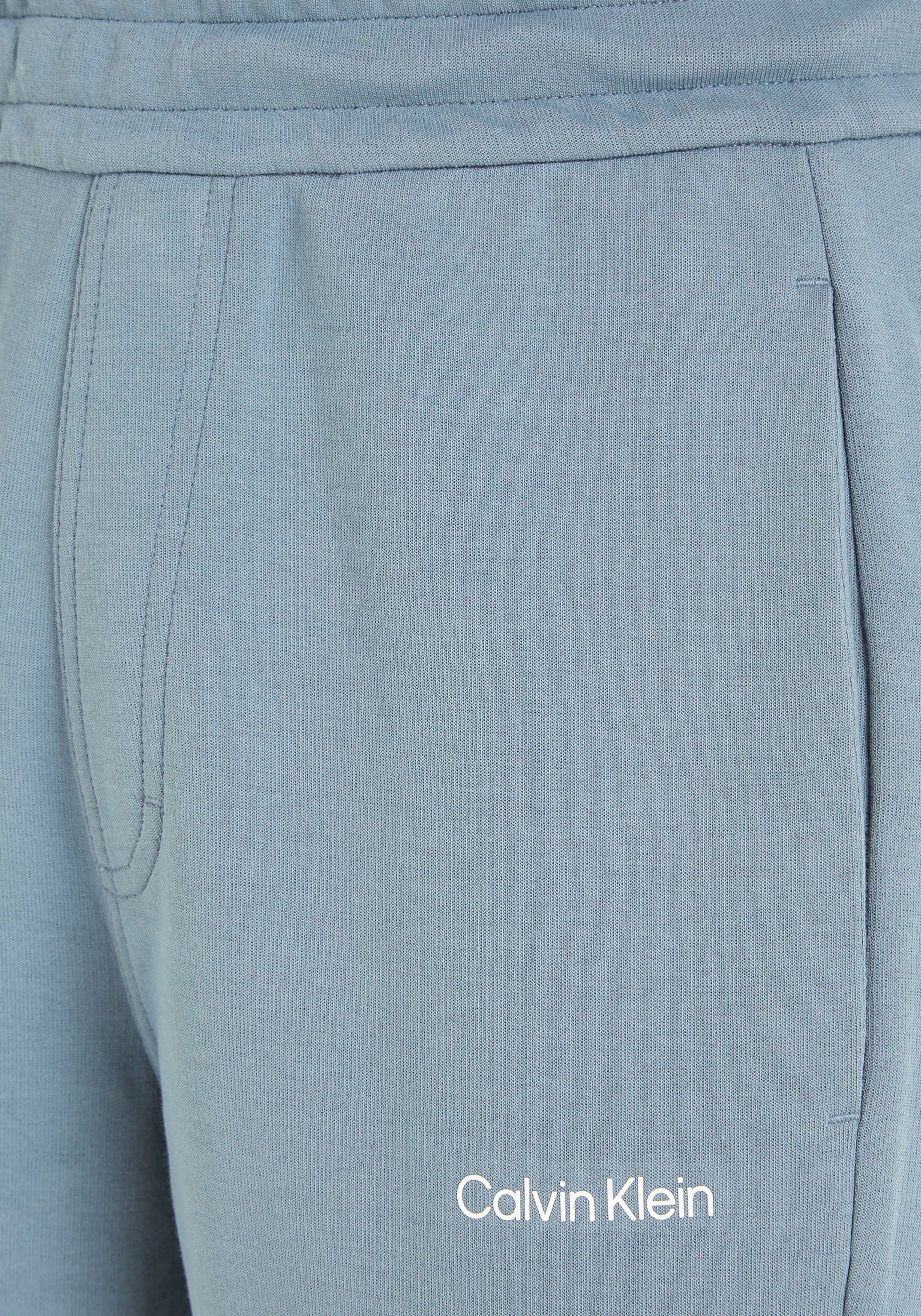 Calvin Klein mit MICRO Bein kontrastfarbenem blau am LOGO Saum JOGGER Sweathose