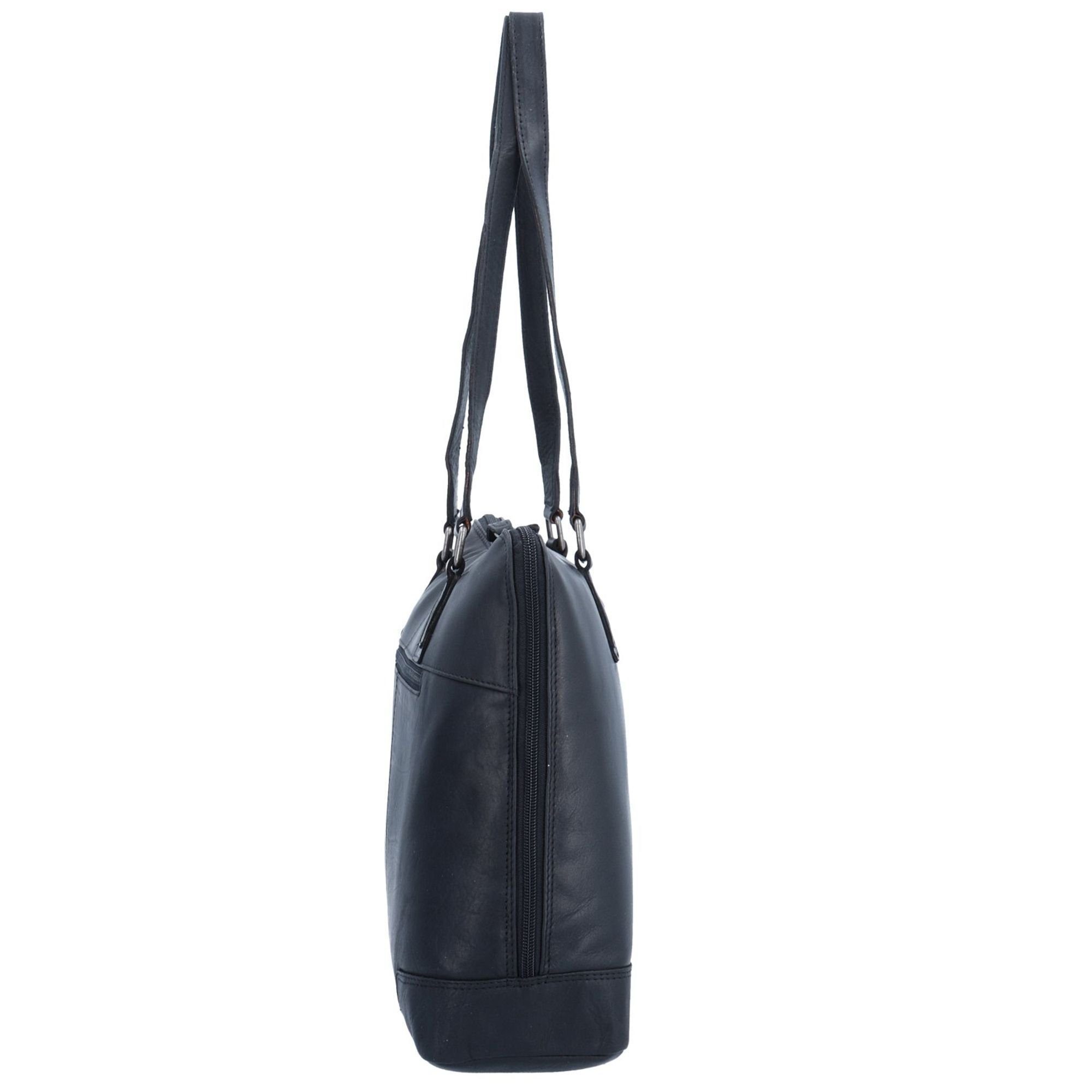 The Wax black Up, Leder Chesterfield Brand Schultertasche Pull