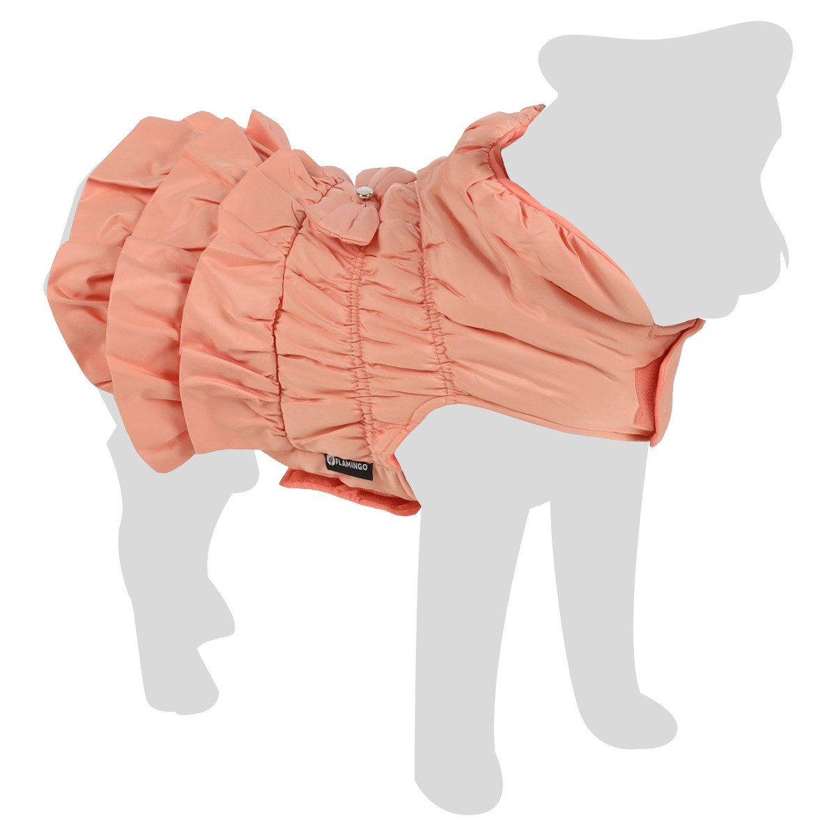 Flamingo Hundemantel Hundemantel Esther lachsrosa