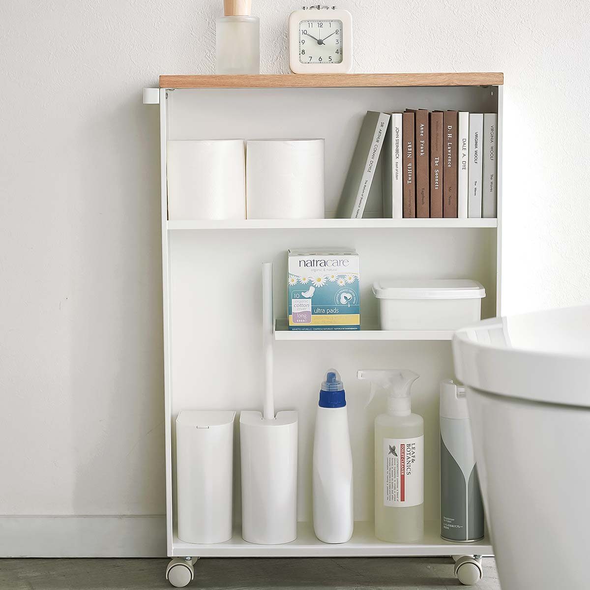 Yamazaki Badregal "Tower" schmal, Toilettenpapier Aufbewahrung günstig online kaufen
