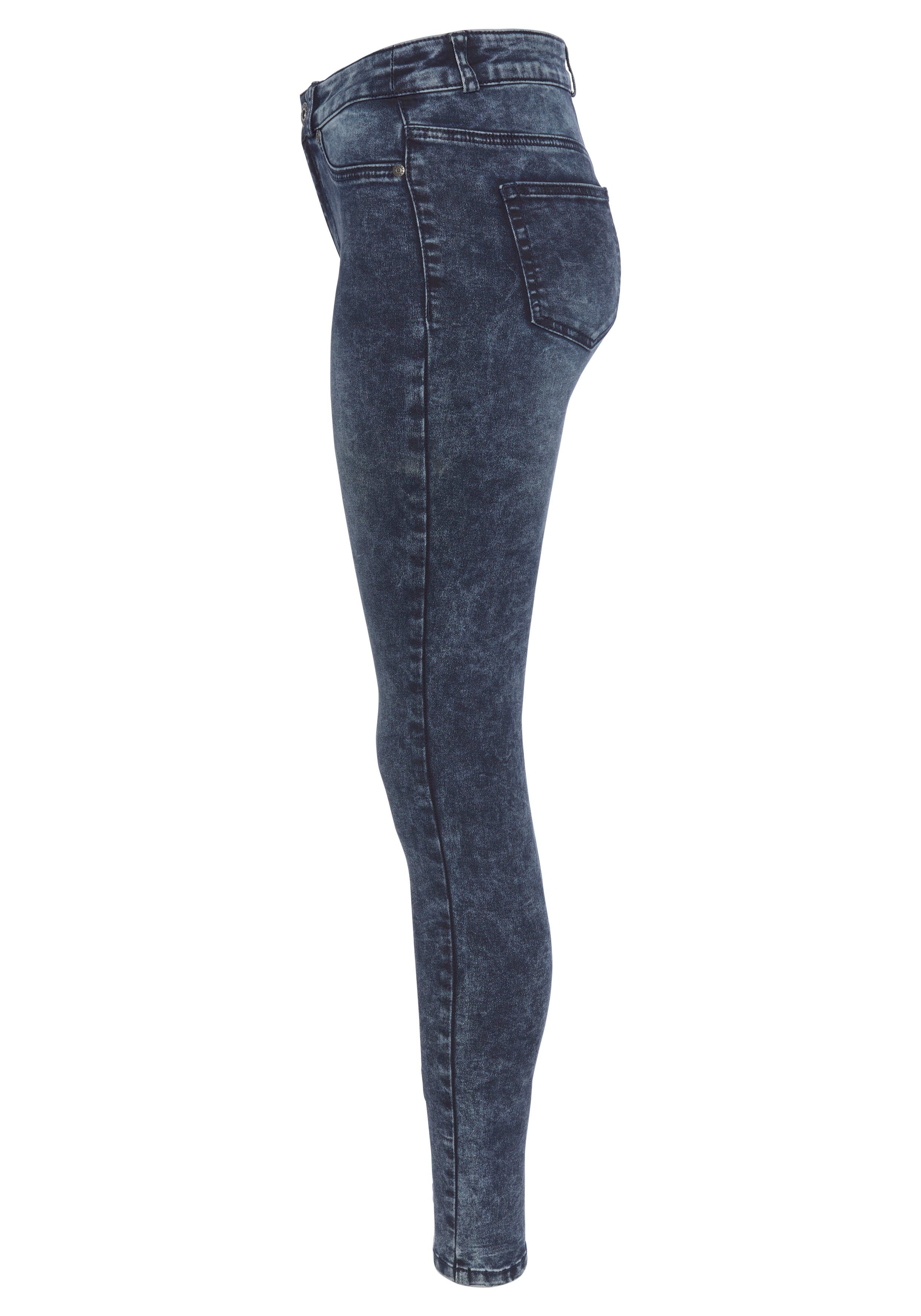 Jeans moon washed Arizona darkblue-moonwashed Stretch Moonwashed Ultra Skinny-fit-Jeans