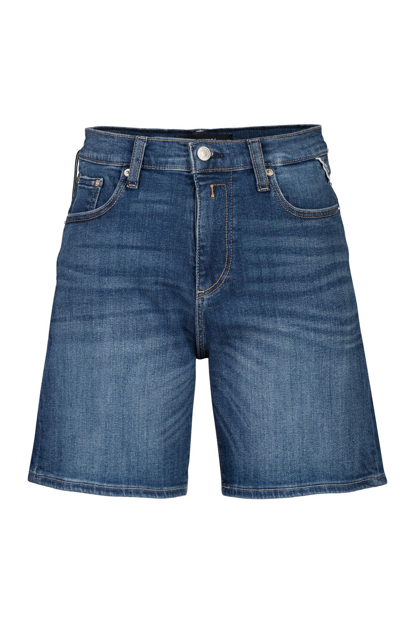 Replay Jeansshorts SHIRBEY - 10.5 OZ DARK INDIGO SUPER STRETCH DENIM