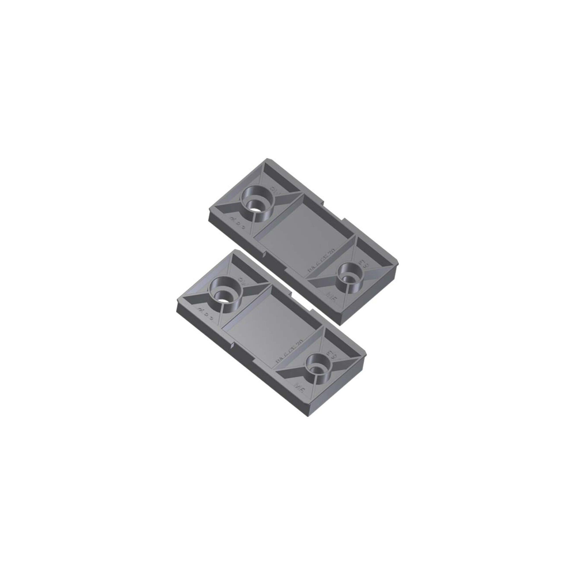 Bachmann Anschluss-Set Bachmann Steckdosenleiste Kunststoffhalterset 509.000