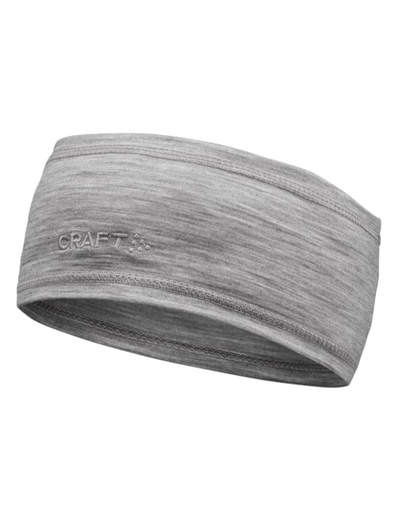 Craft Stirnband Essence Wool (Merinowolle) grau - 1 Stück