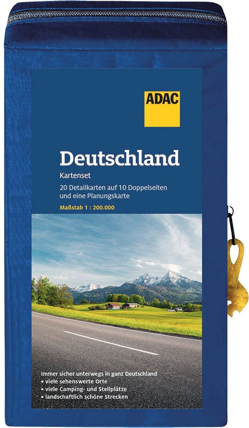 ADAC Kartenset Deutschland 20 Detailkarten auf 10 Doppelblättern 1:200 / diverse