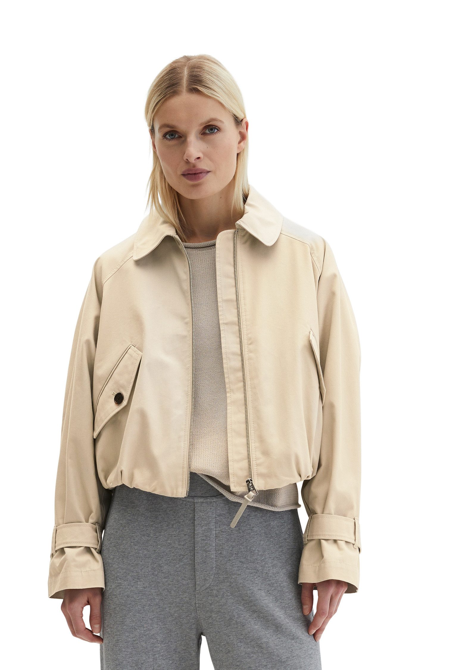 Marc O'Polo Outdoorjacke aus Organic Cotton-Lyocell-Mix
