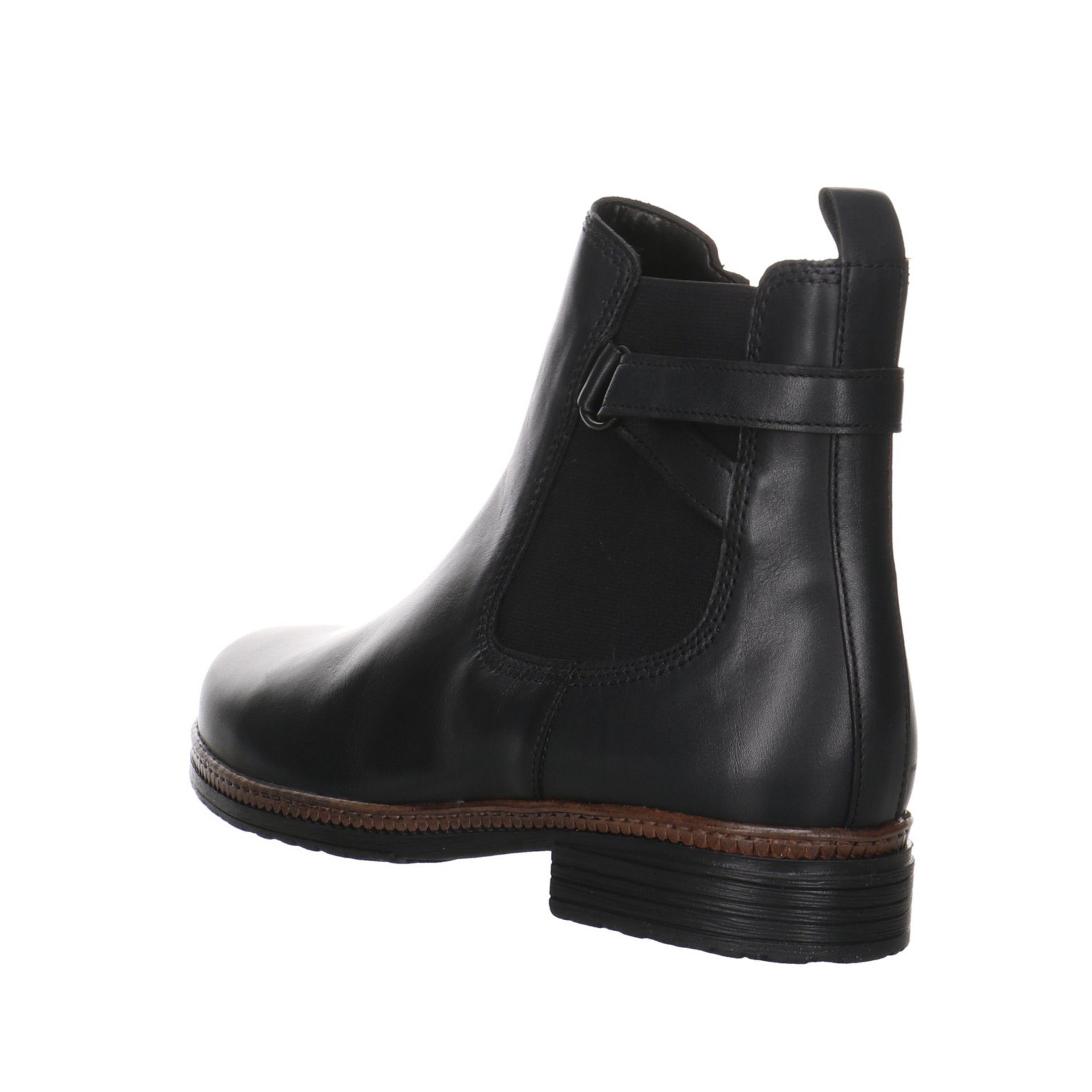 Chelsea Blau Stiefelette Schuhe Boots Leder-/Textilkombination Stiefeletten (night) Damen Gabor