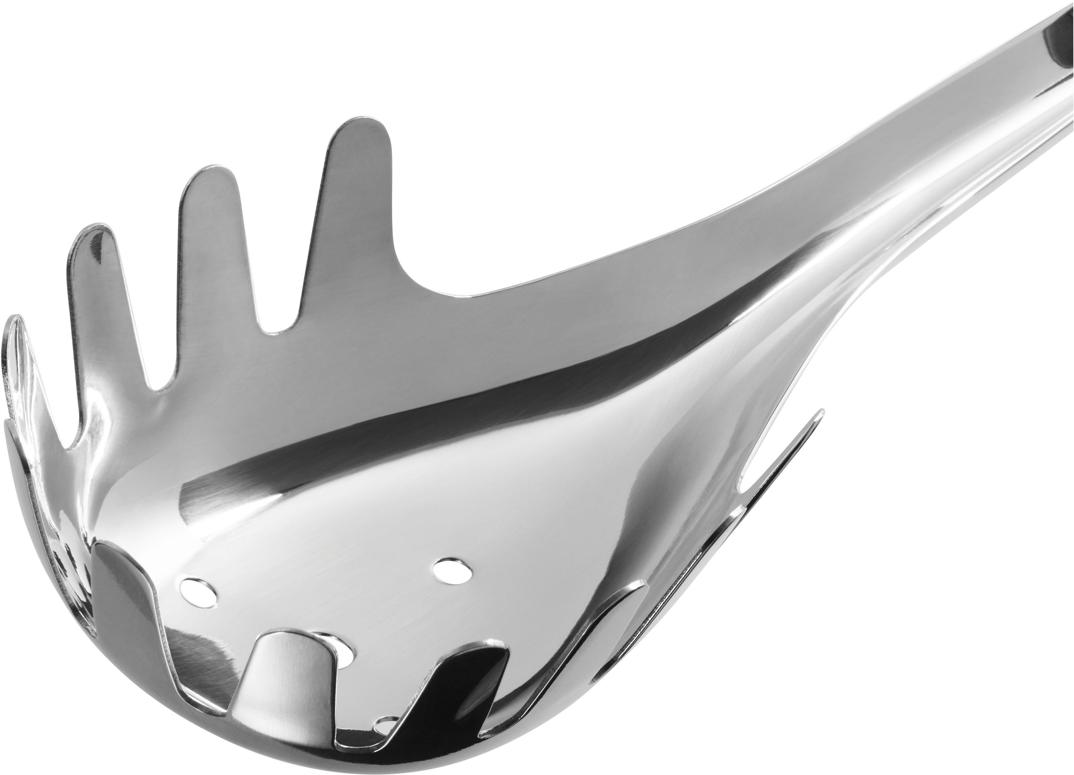 WMF Nudellöffel Profi Plus, 32 cm, lange Nudeln, Ablauflöcher, Cromargan: Edelstahl Rostfrei 18/10