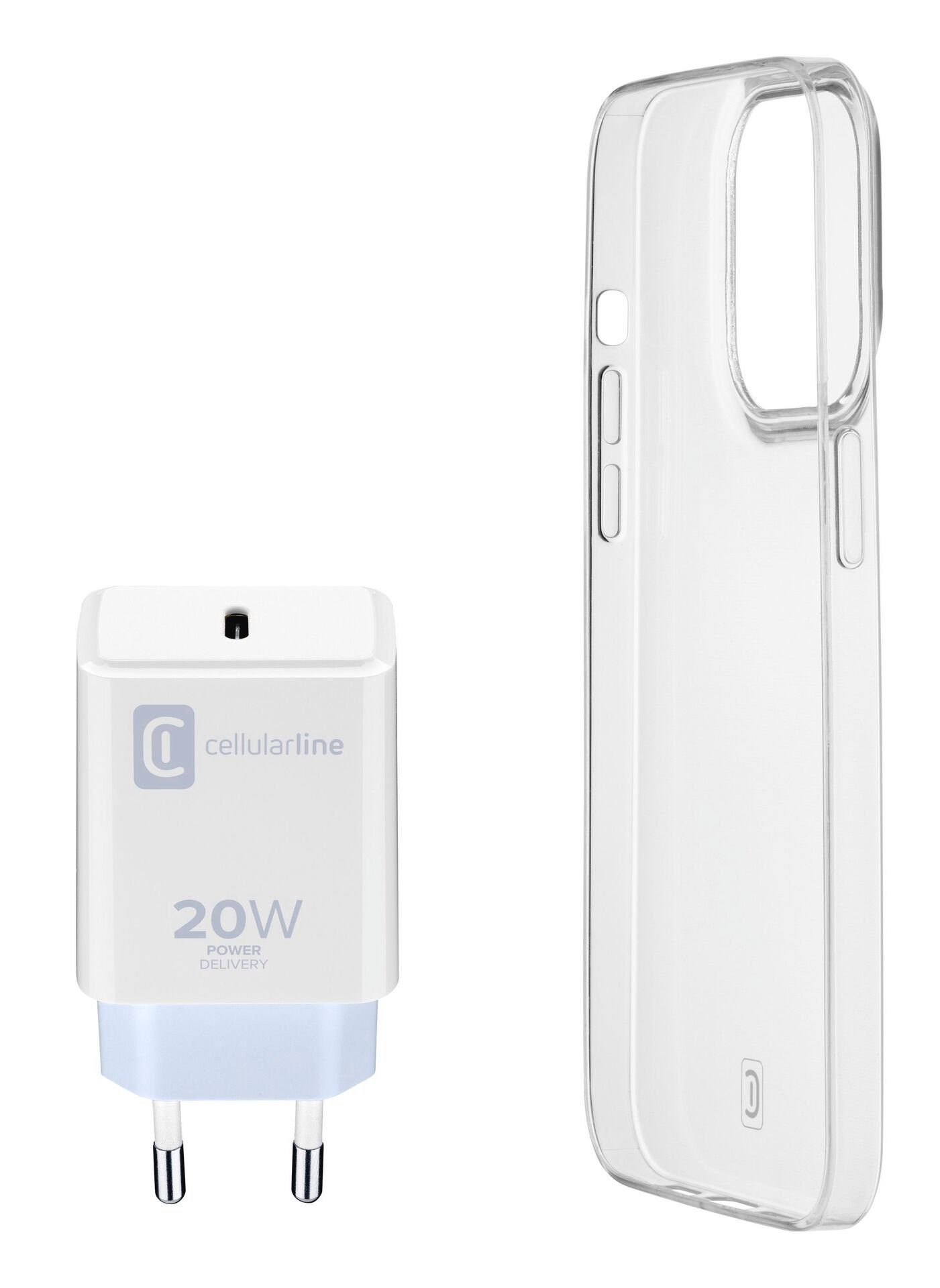 CELLULAR LINE USB-C GAN SLIM 30W WHITE Ladegerät Universal, Weiß