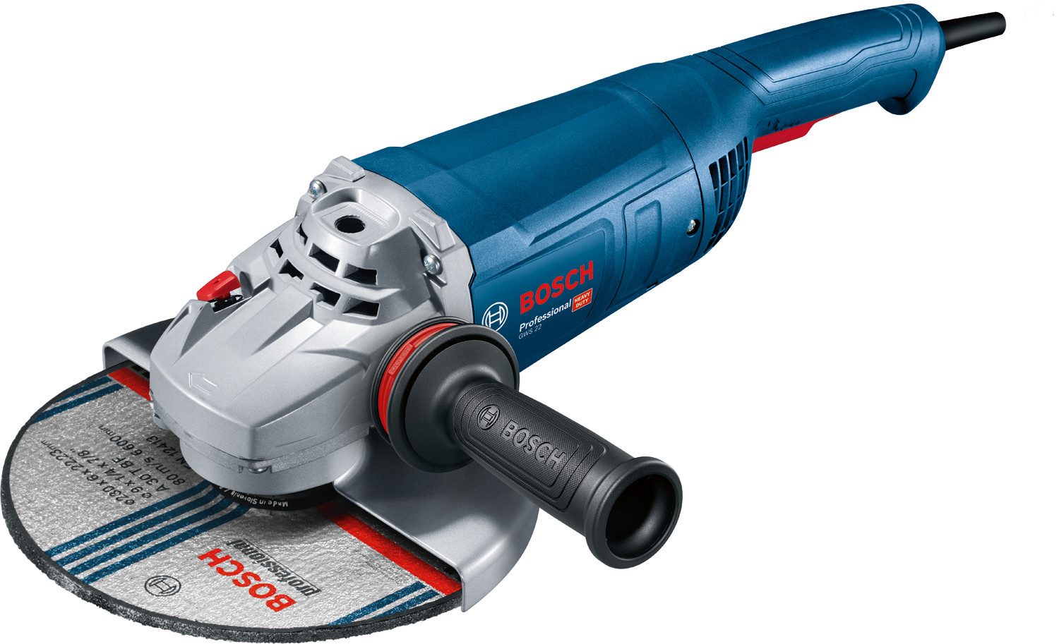 Bosch Professional Winkelschleifer GWS 22-230 J, max. 8500 U/min