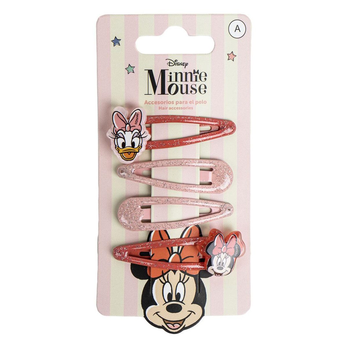 Cerda Haarspange Disney Minnie Mouse Haaraccessoires – 4 Stück