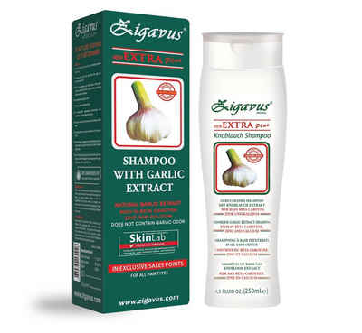 Zigavus Haarshampoo ZIGAVUS Extra Plus Knoblauch Shampoo 250ml, 1-tlg.