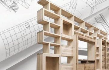 JVmoebel Holzbett, Doppelbett Schlafzimmer Bett Möbel Holz Design Vaccari giovanni