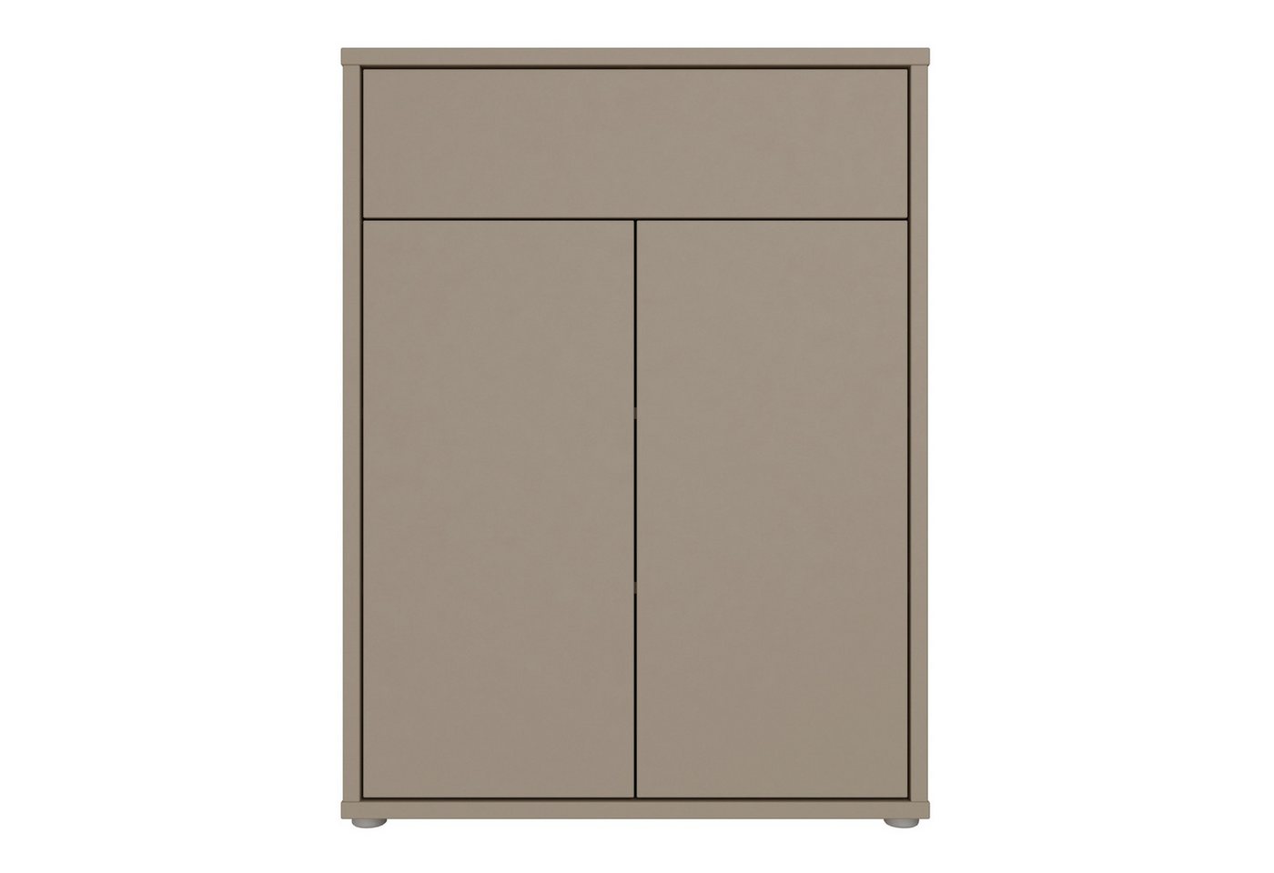 PREISBRECHER Schuhkommode ALICE SPRINGS, in Taupe - 74,5x99,1x34,9cm (BxHxT)