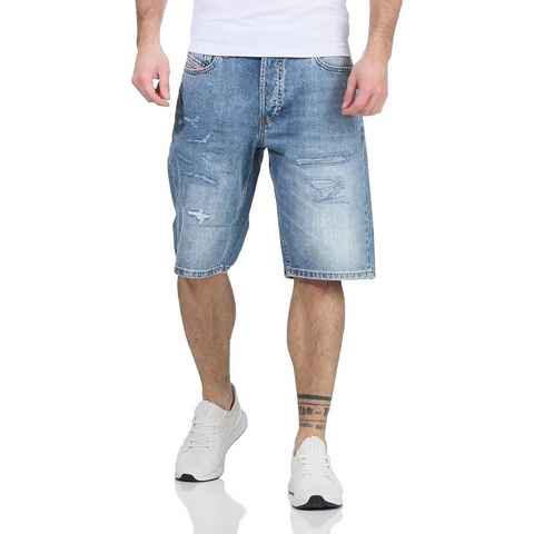 Diesel Jeansshorts Herren Jeans Kroshort RG48R Shorts kurze Hose Shorts, dezenter Used-Look