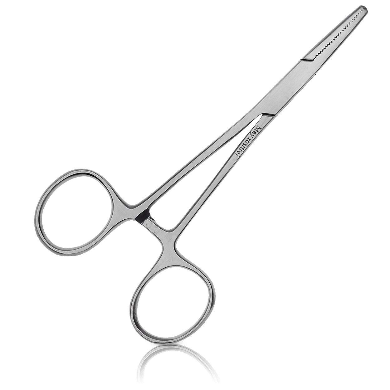 May Klemmen Klemme mit Sperre (Edelstahl), Gerade (13cm), Vielseitig