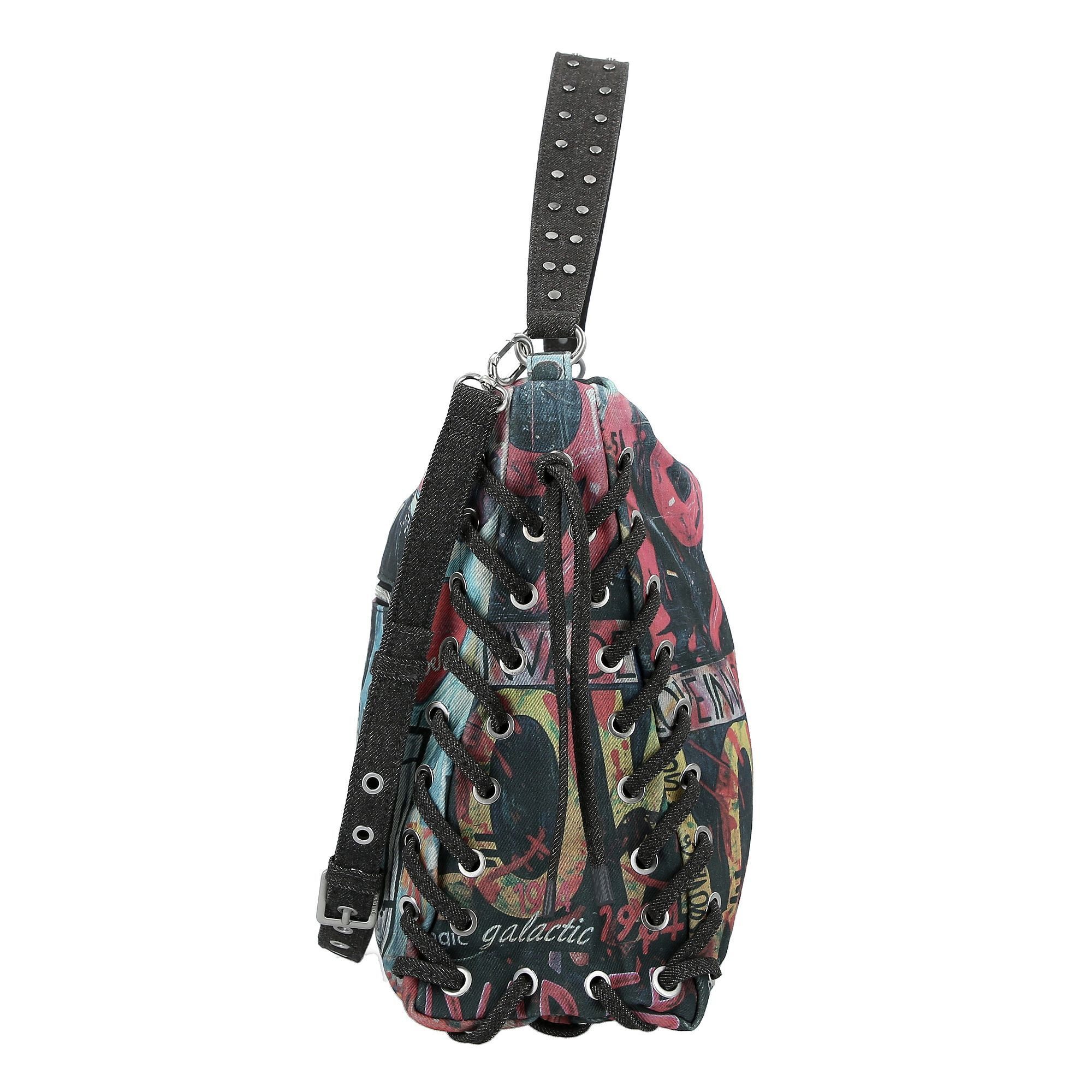 Desigual Schultertasche Pizzicato, Baumwolle