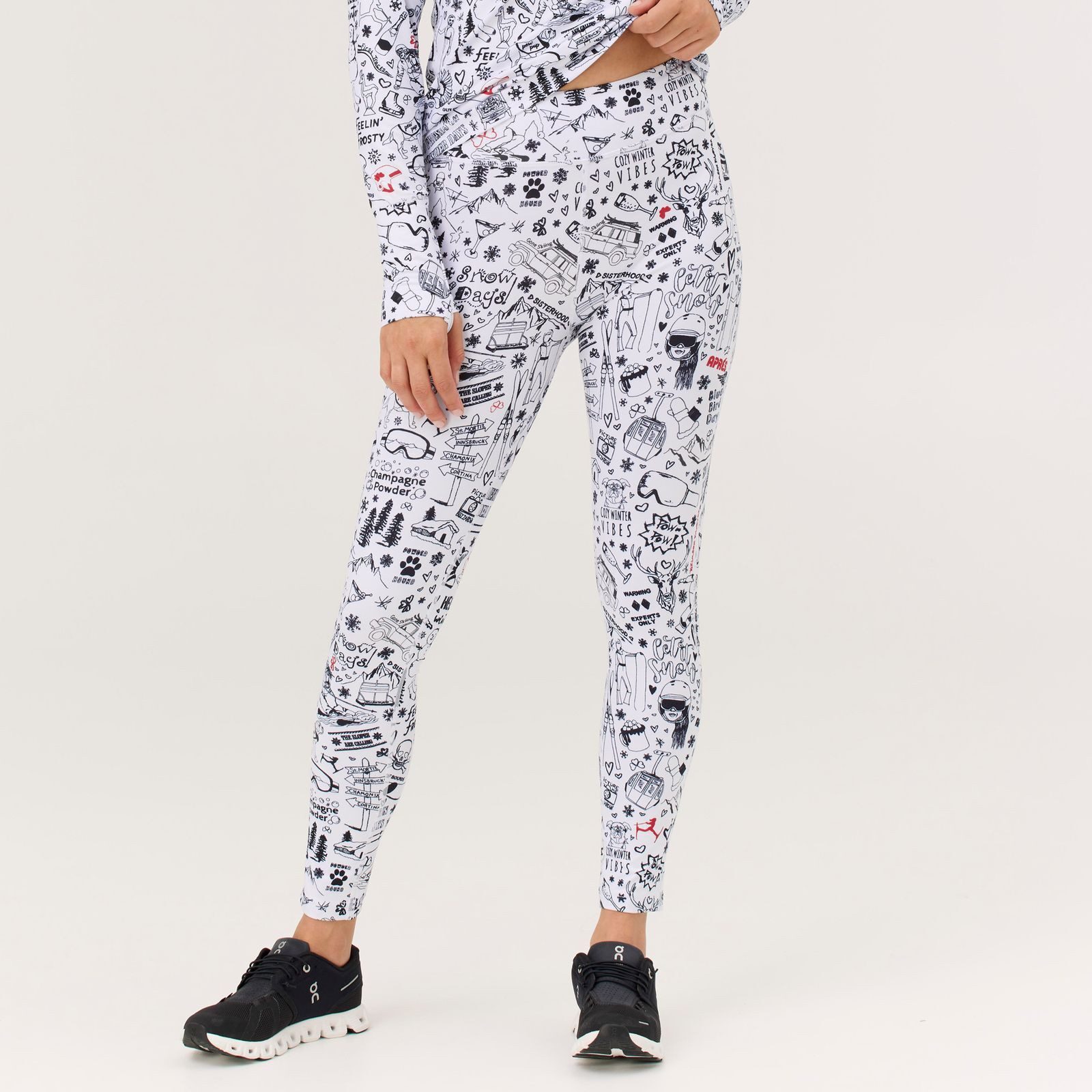 Langarmshirt Graffiti Legging