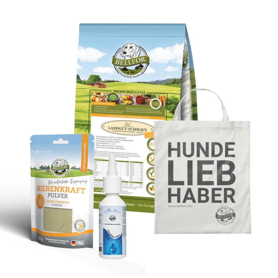 Bellfor Bellfor Sparset für mittelgroße Hunde mit Futtermittelallergie und Ohr, für: Hunde