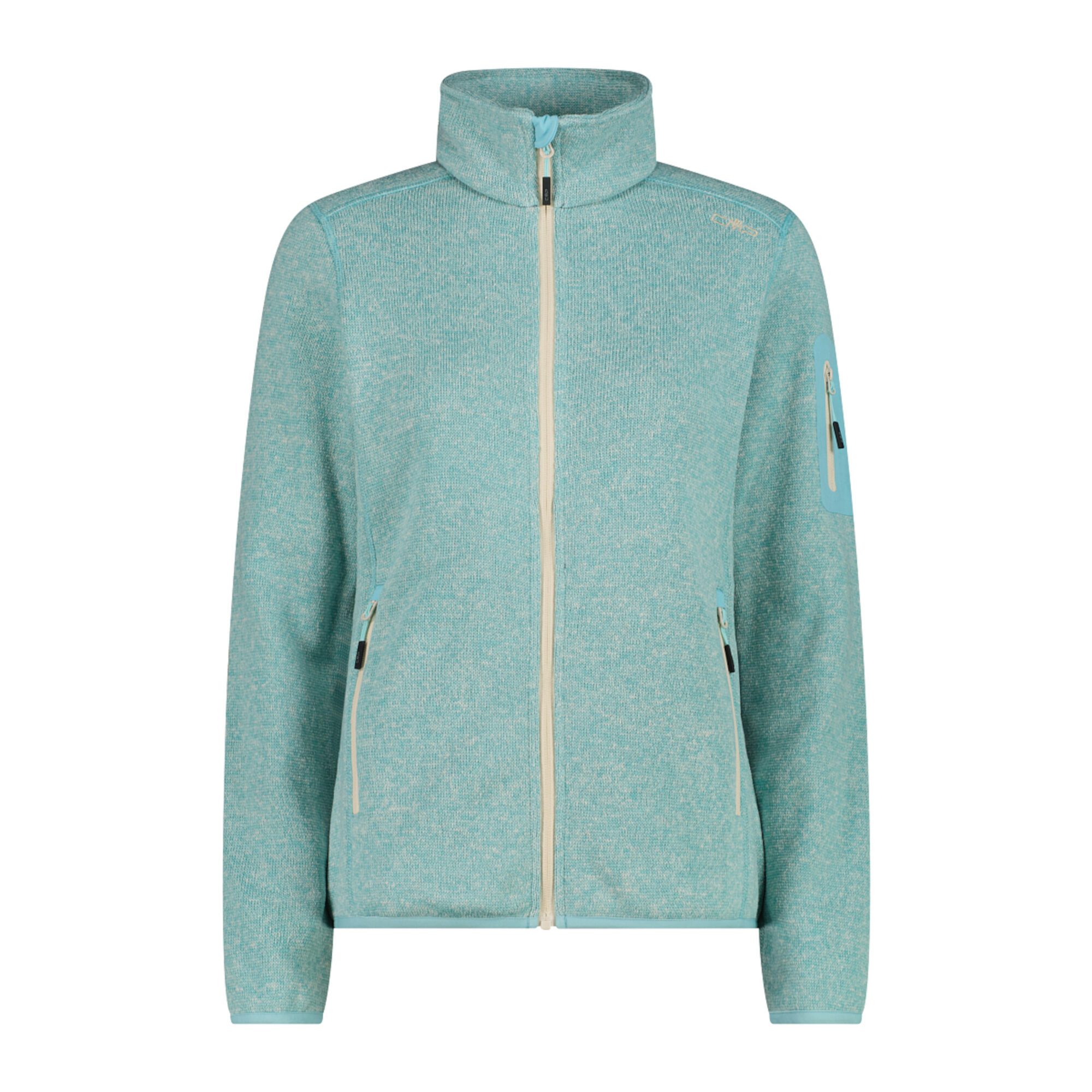 CMP Fleecejacke CMP Damen Jacke Knitted Melange Fleece Jacket 3H14746