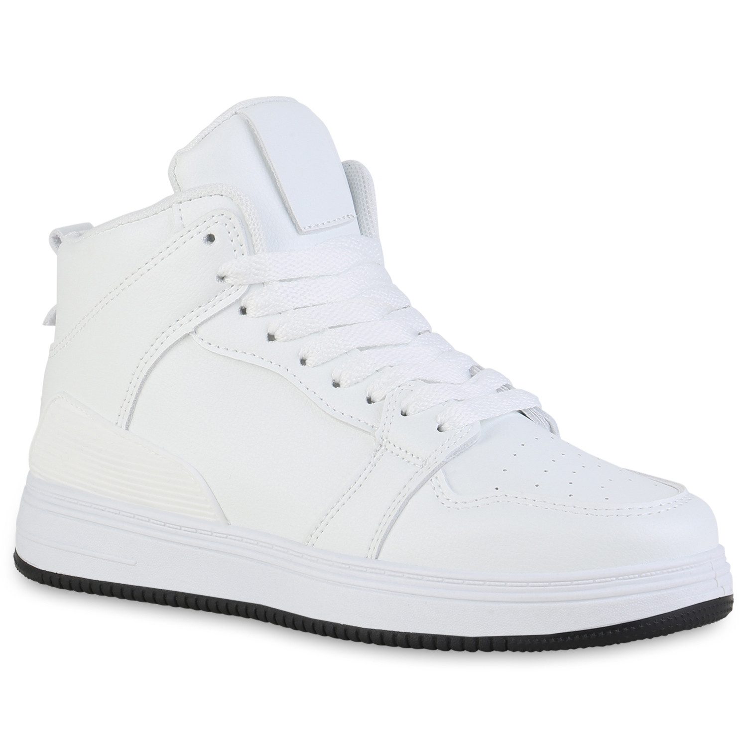 VAN HILL 840181 Sneaker Damen Sneaker High Schnürer Bequeme Profil-Sohle günstig online kaufen