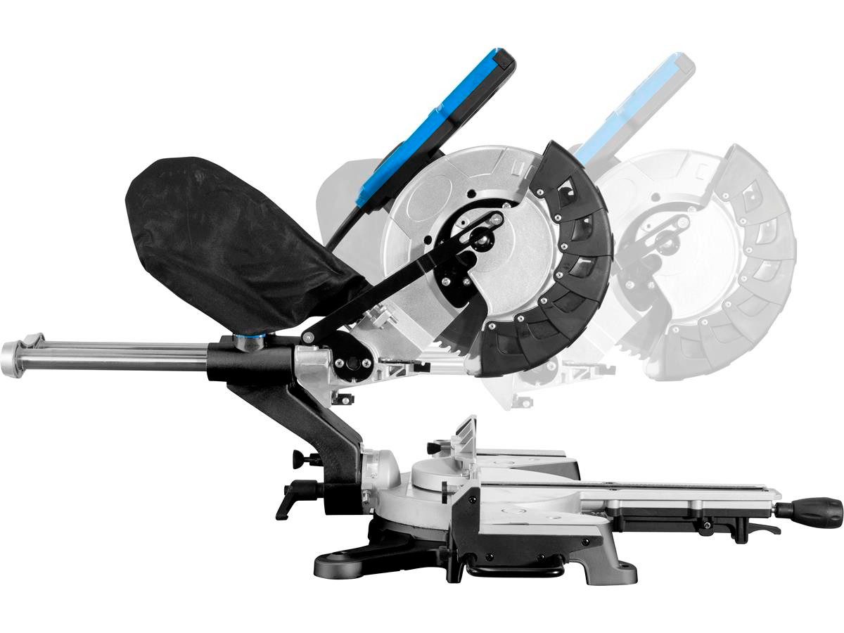 Güde Kappsäge Radialsäge GRK 2534.1 BSL, Set, 2000 W, Sägeblatt-Ø: 255 mm, Sägeblatt mit 60 Zähnen