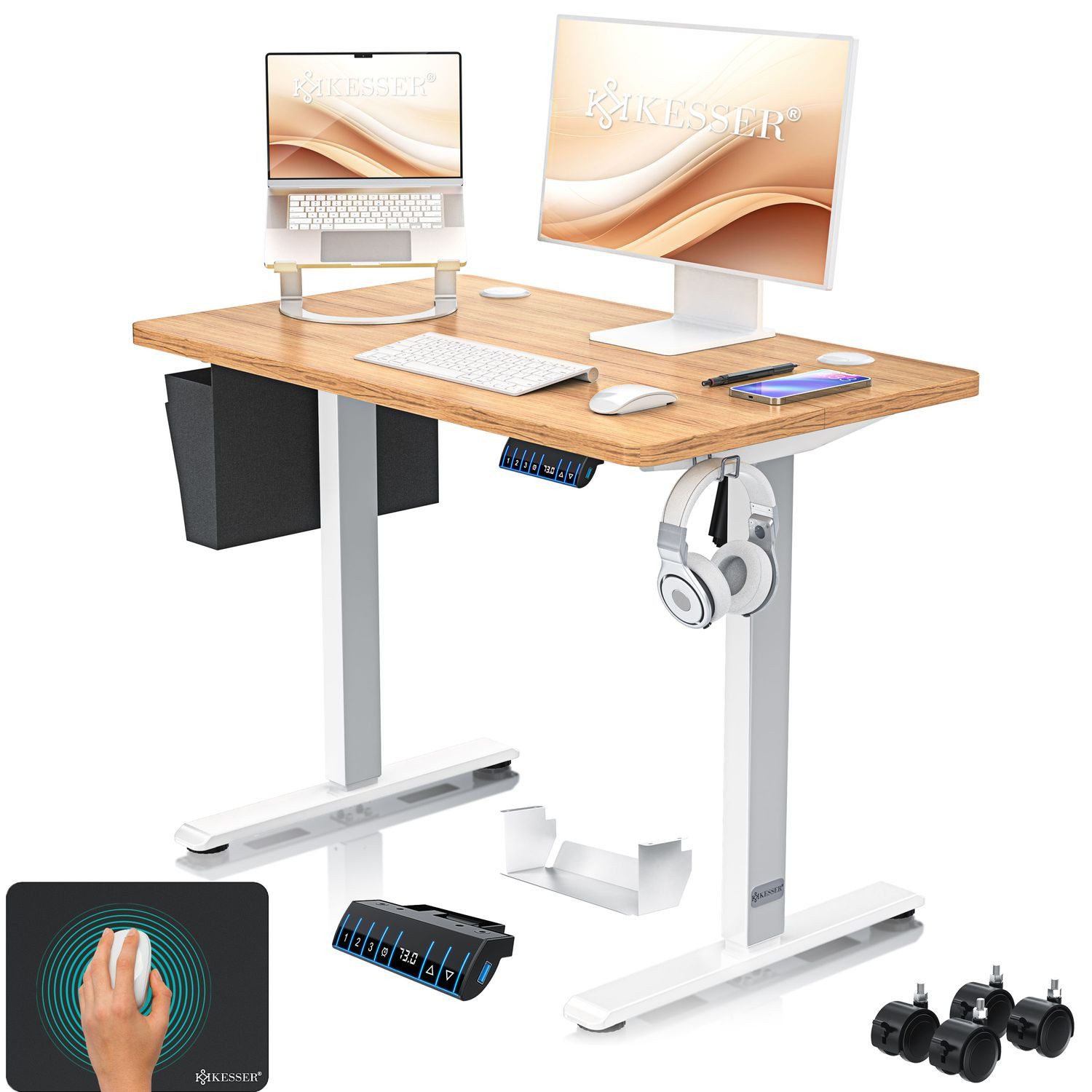 KESSER Schreibtisch, elektrischer & Höhenverstellbarer Computertisch günstig online kaufen