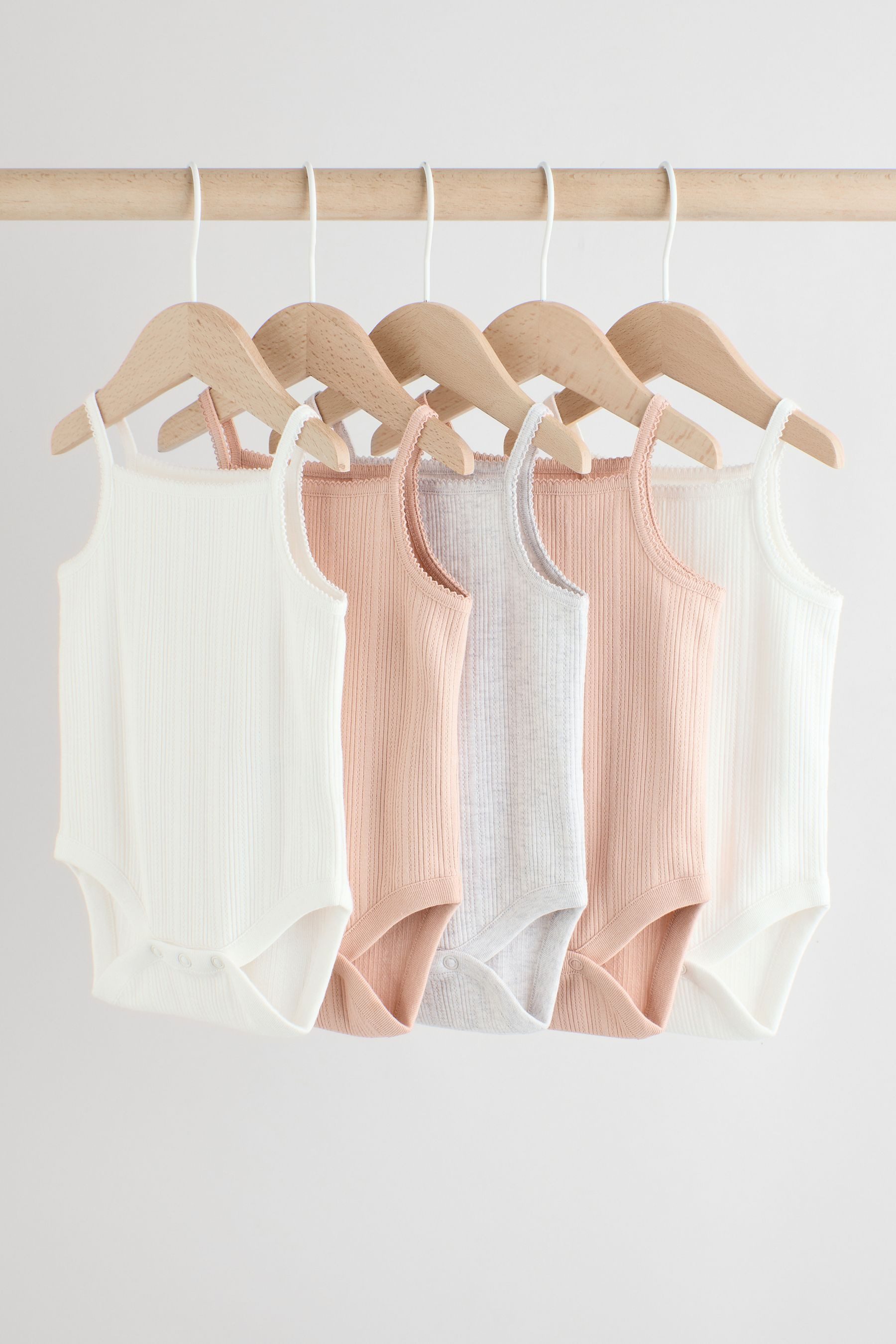 Next Body Baby-Trägerbodys im 5er-Pack (5-tlg)