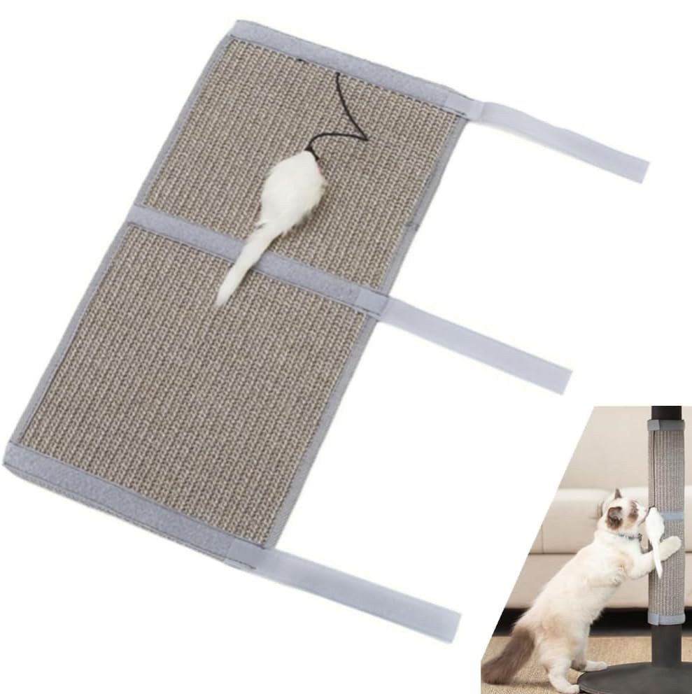 Kratzmatte Sisal-Kratzteppich für Katzen, Katze Kratzschutz