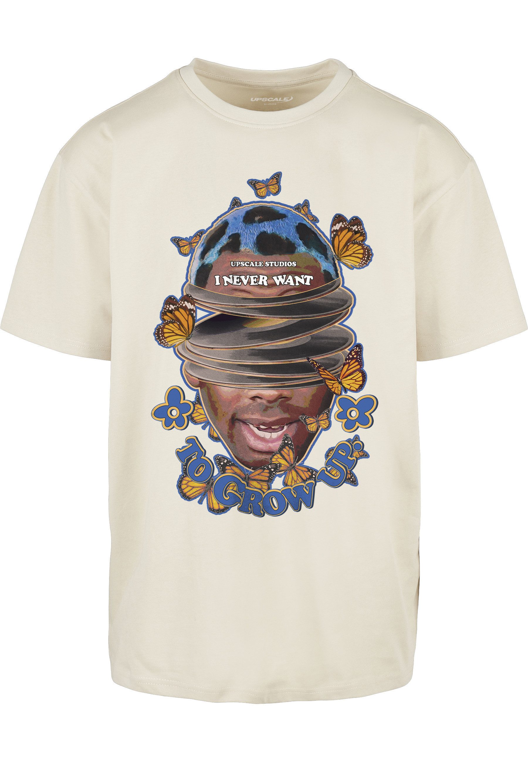 Upscale by Mister Tee T-Shirt Upscale by Mister Tee Männer Grow Up Oversize Tee (1-tlg)