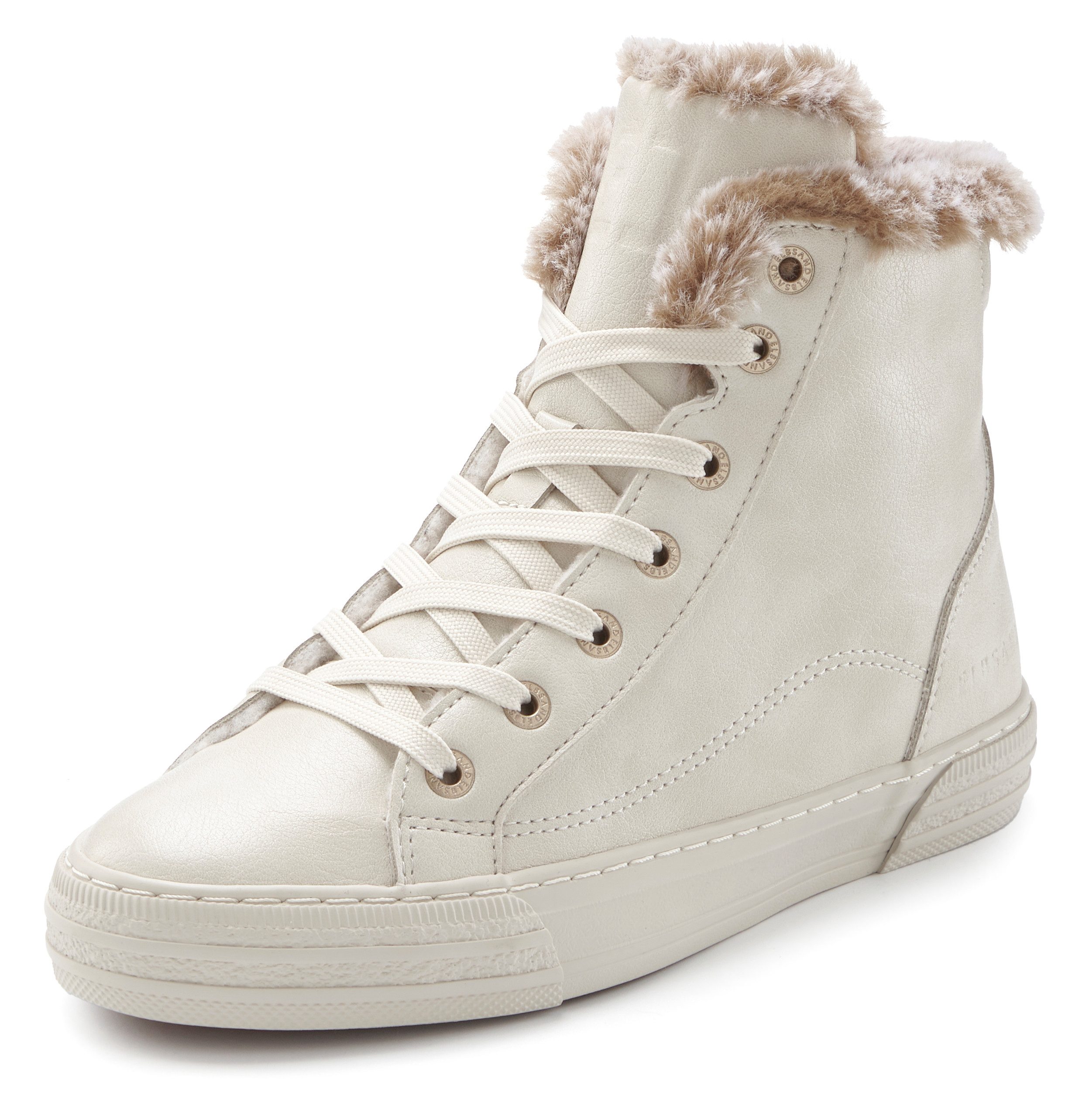 Elbsand Stiefel, Boots, Schnürstiefelette, Sneaker, Schnürschuh Stiefelette mit kuscheligem Futter VEGAN