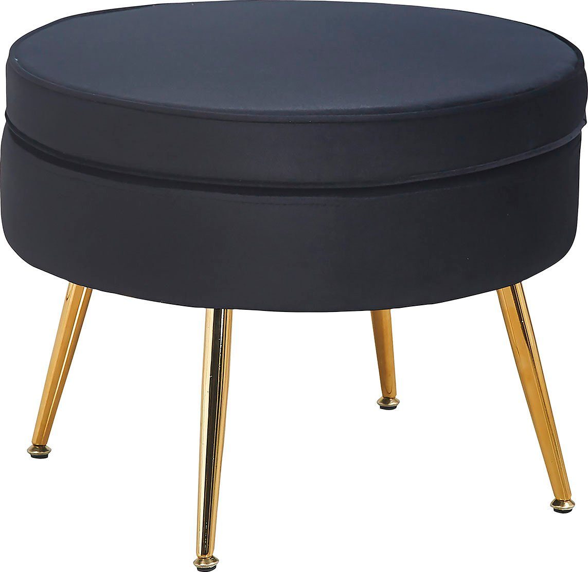 SalesFever Polsterhocker "Calm Gepolsterter Hocker mit Charme", mit hohem S günstig online kaufen