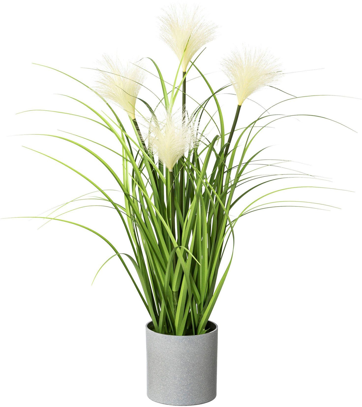 Kunstgras Riedgras, OTTO home, Höhe 50 cm, im grauen Kunststofftopf