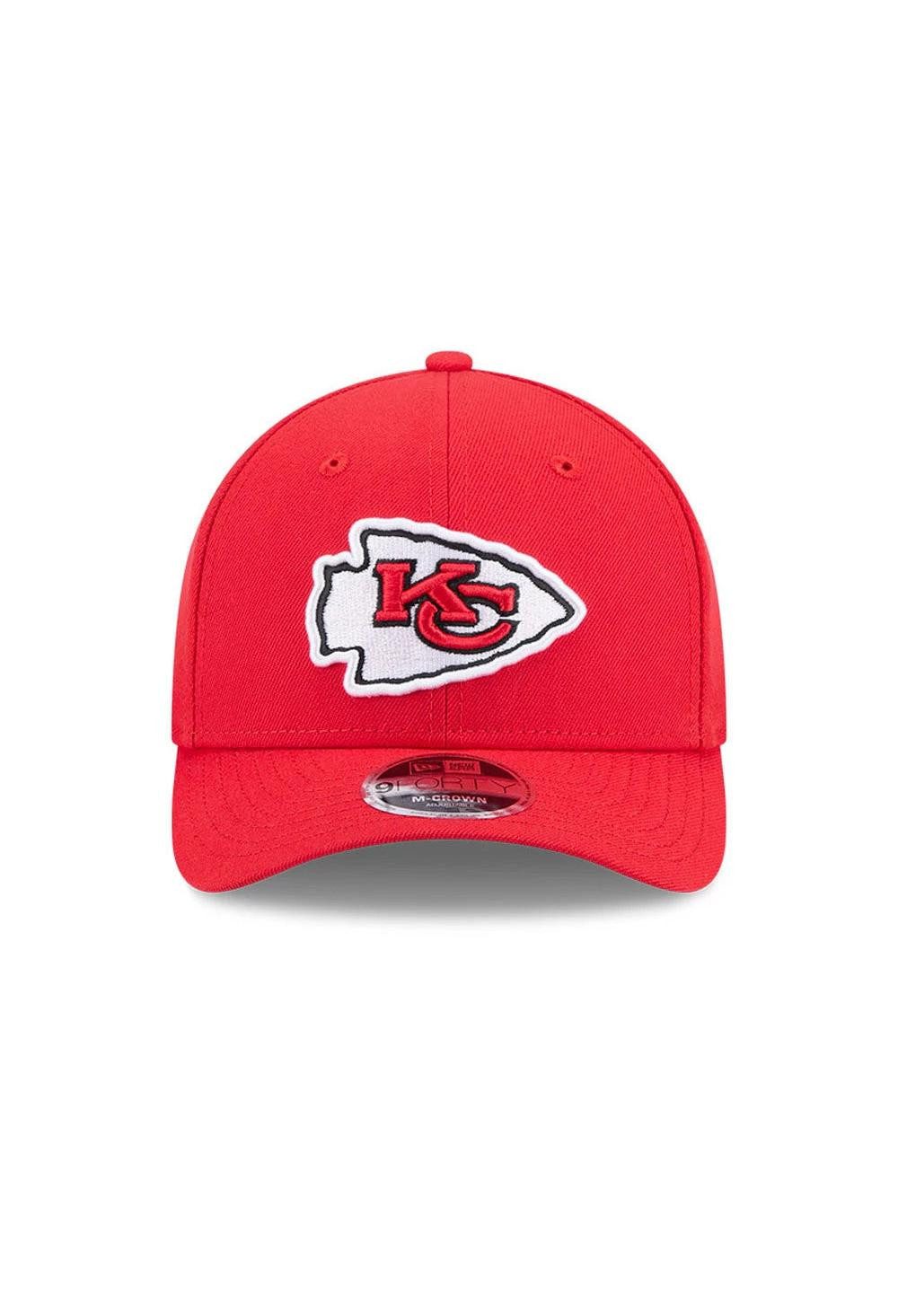New Era Baseball Cap Kansas City Chiefs NFL 9Forty Adjustable M-Crown New Era Cap Rot (1-St)