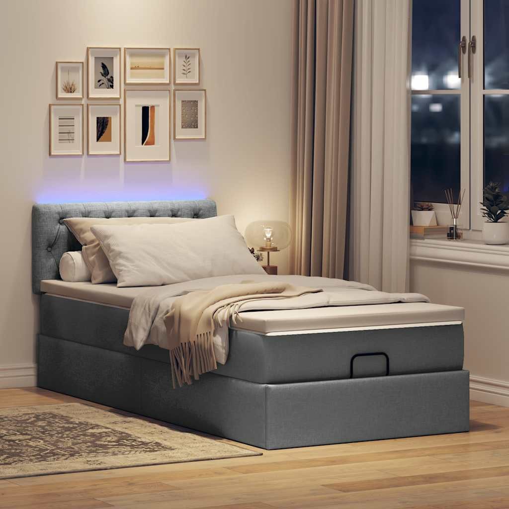 vidaXL Bett Ottomane Bett mit Matratze günstig online kaufen