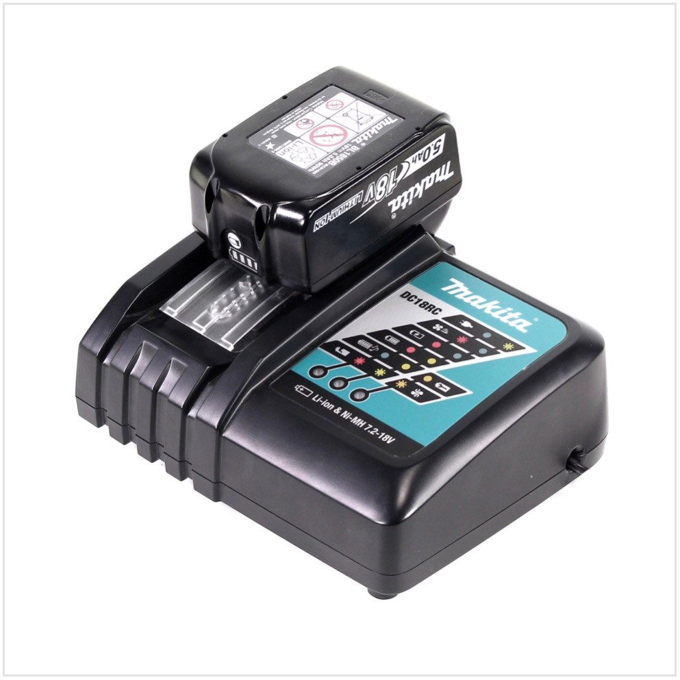 Makita Power Source Kit 18V mit 1x BL1850B Akku 5,0Ah + DC18RC Ladegerät Akkupacks