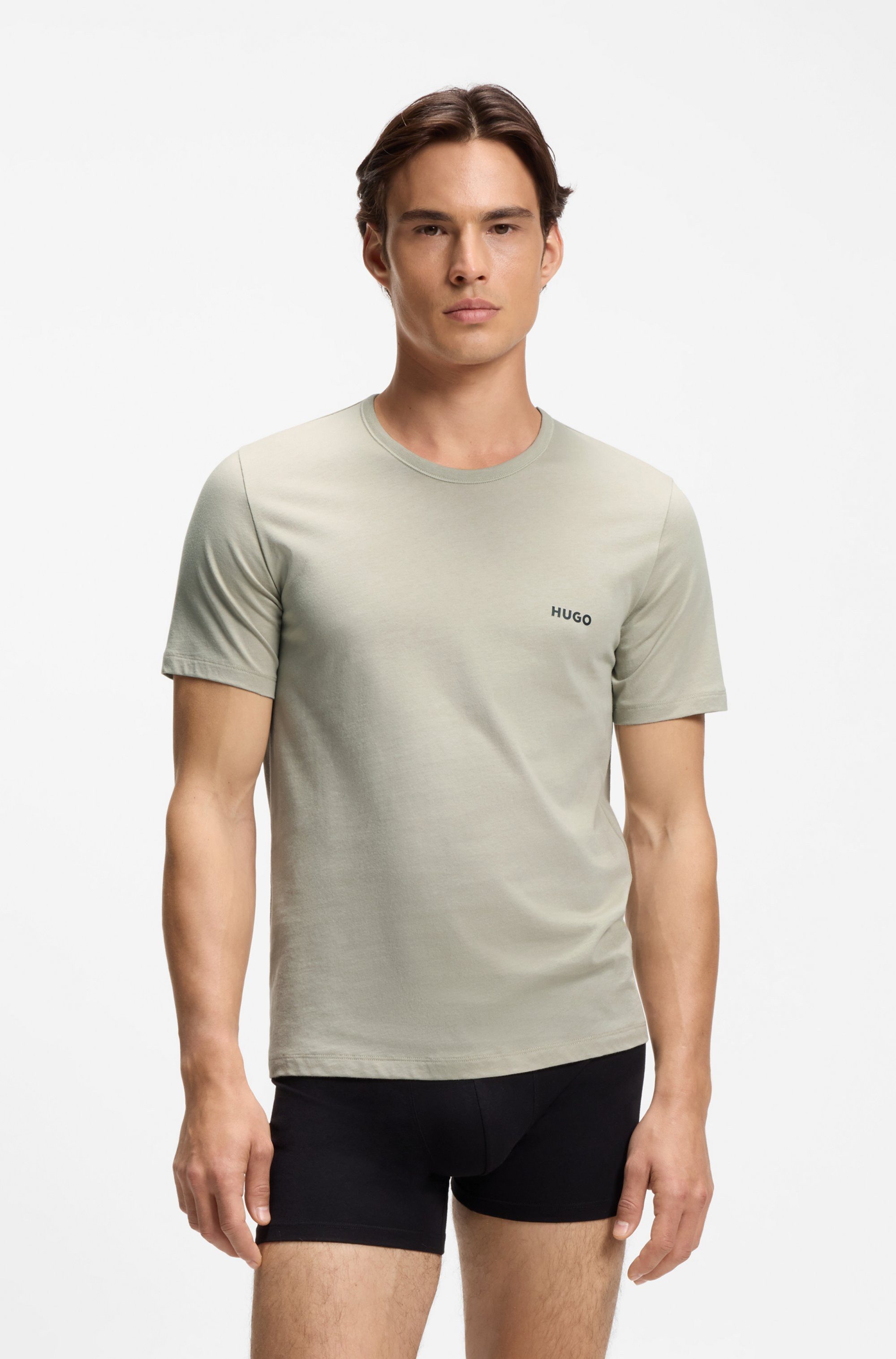HUGO T-Shirt RN TRIPL (Packung, 3-tlg) mit Rundhalsausschnitt