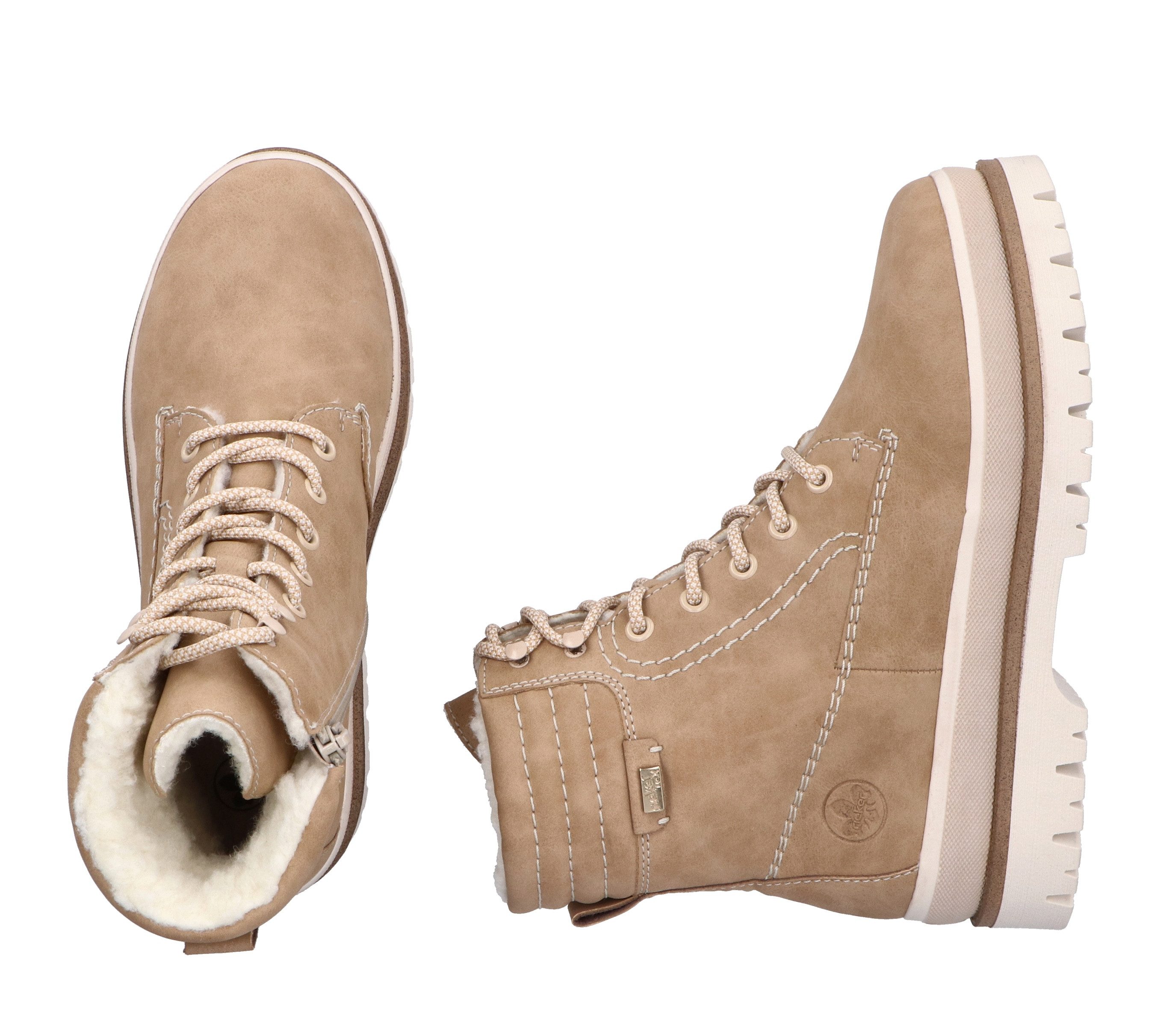 Rieker Winterstiefelette Plateauboots, Winterboots, Stiefelette mit riekerTEX-Membran